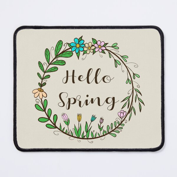 Item preview, Hello Spring - flowers and leaves designed and sold by Juliana Costa.