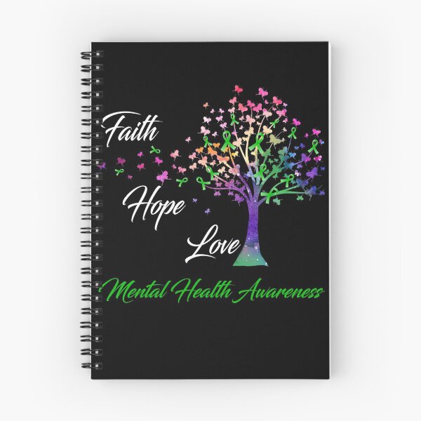 Item preview, Ribbon Tree Faith Hope Love Mental Health Awareness designed and sold by Tadmab.