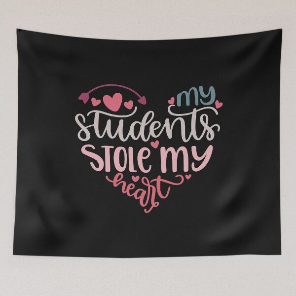 Item preview,  Funny Quote My Students Stole My Heart Valentine’s Day teacher designed and sold by Theparticular.