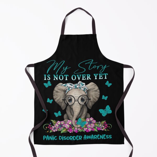 Item preview, Cute Elephant My Story Is Not Over Yet Panic Disorder Awareness designed and sold by Adropine.