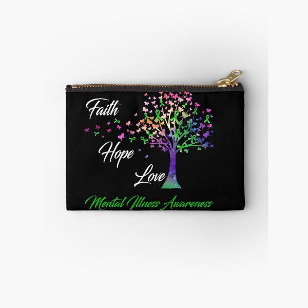 Item preview, Ribbon Tree Faith Hope Love Mental Illness Awareness designed and sold by Tadmab.