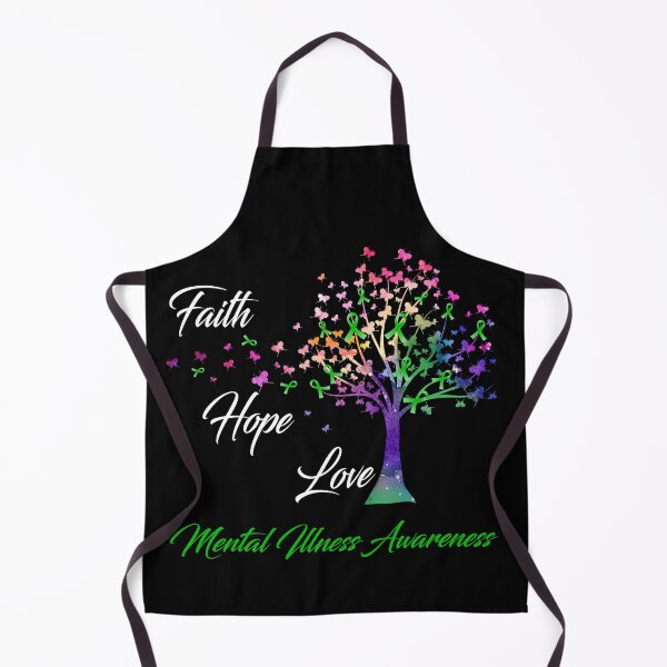 Item preview, Ribbon Tree Faith Hope Love Mental Illness Awareness designed and sold by Tadmab.