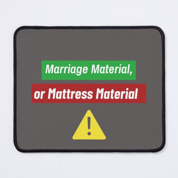 Item preview, Marriage material or Mattress material designed and sold by CrazeeTeez.