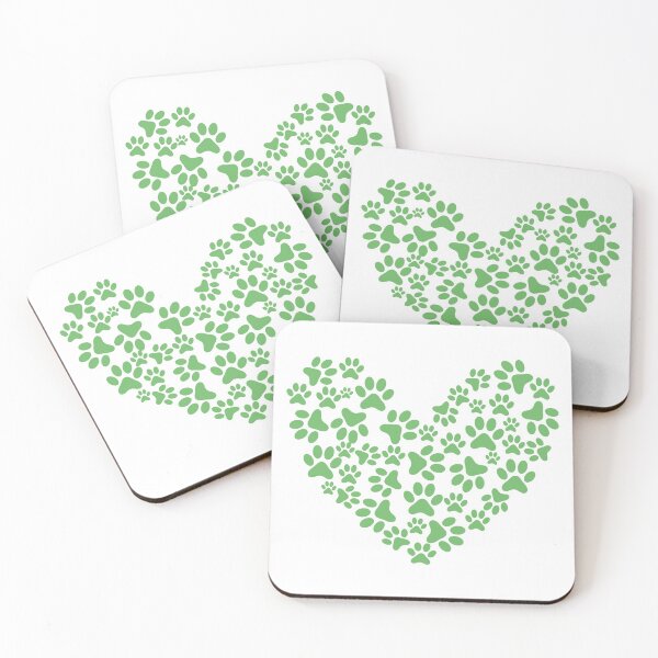 Item preview,  Paw Spring Green Heart designed and sold by medbdj.