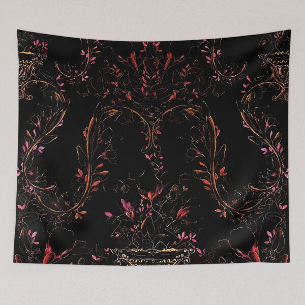 Item preview, Flowers, cup in the dark designed and sold by WzoryOzdobne.