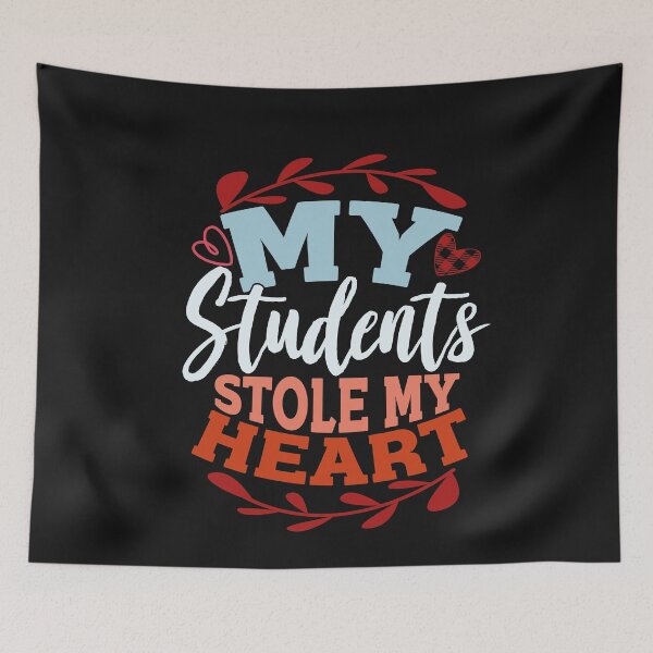 Item preview, Funny Quote My Students Stole My Heart Valentine’s Day teacher designed and sold by Theparticular.