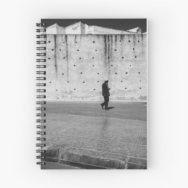 Item preview, Hombre caminando más allá de la muralla de la ciudad antigua designed and sold by visualspectrum.