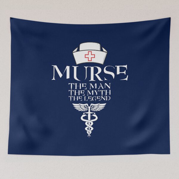 Item preview, Male nurse - Bsn - Health workers and medical professionals - Murse designed and sold by crazycollective.
