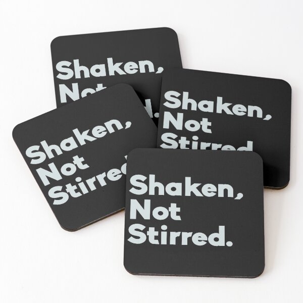 Item preview, Shaken, not stirred. designed and sold by froggo tees.