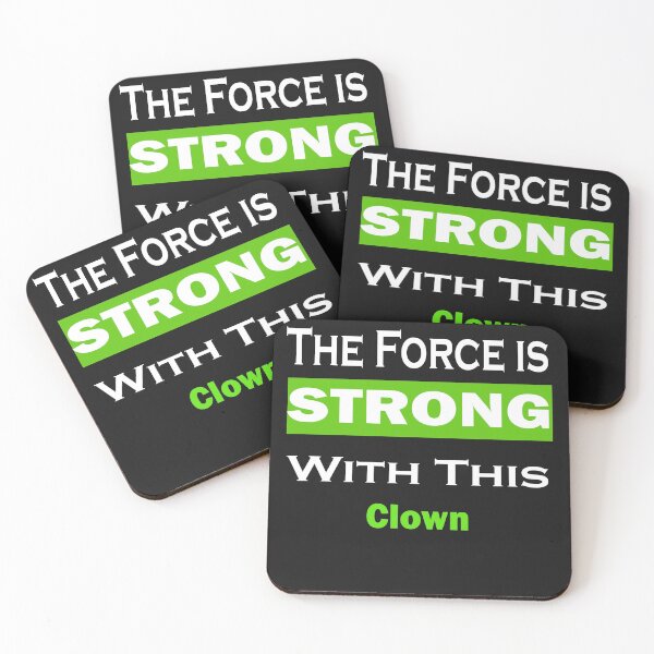 Item preview, The Force Is Strong With This Clown designed and sold by momshow.