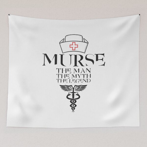 Item preview, Male nurse - Bsn - Health workers and medical professionals - Murse designed and sold by crazycollective.