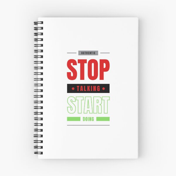 Item preview, Authentic - Stop Talking - Start Doing designed and sold by OceansSupply.
