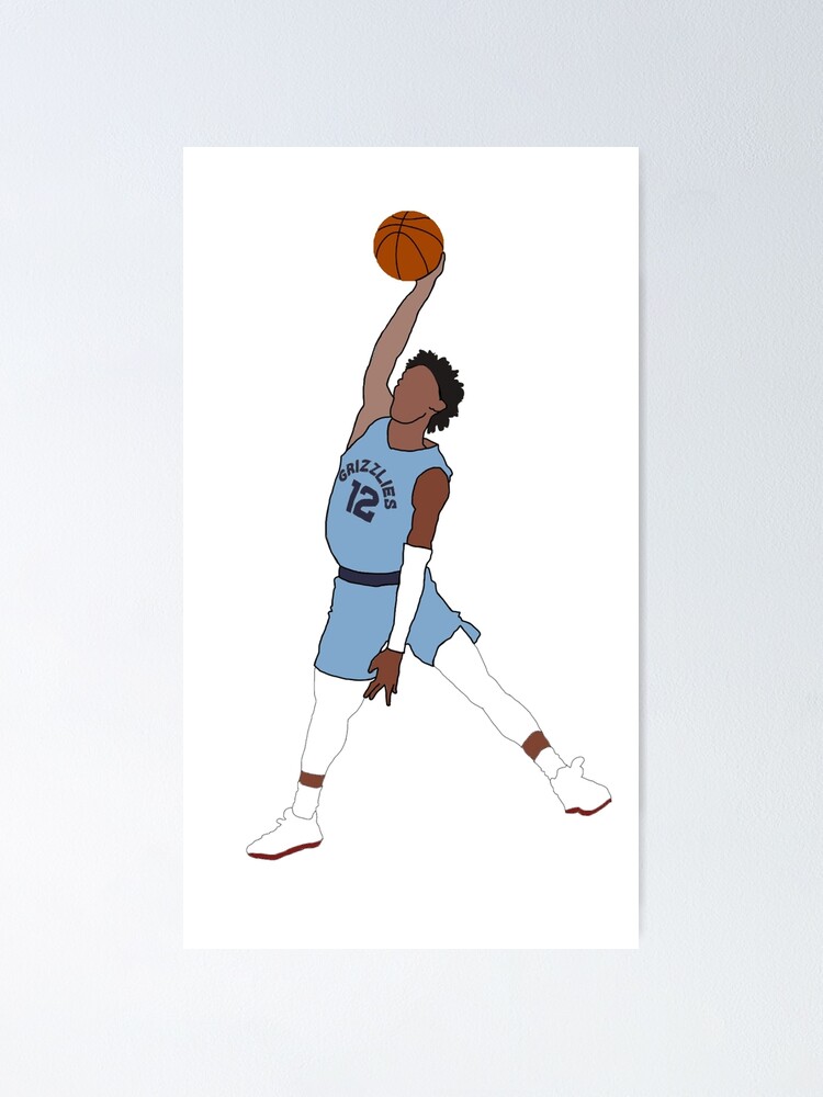  Ja Morant Poster Basketball Canvas Wall Art Posters