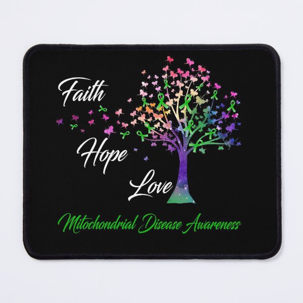Item preview, Ribbon Tree Faith Hope Love Mitochondrial Disease Awareness designed and sold by Tadmab.