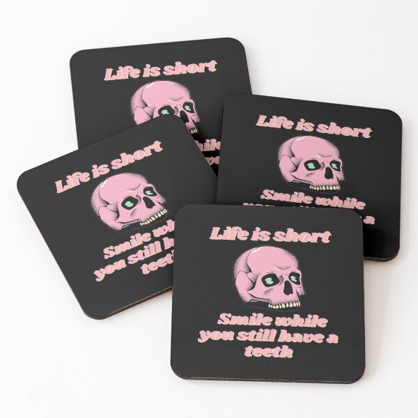 Item preview, Life is short smile while you still have a teeth designed and sold by YacineHB01.