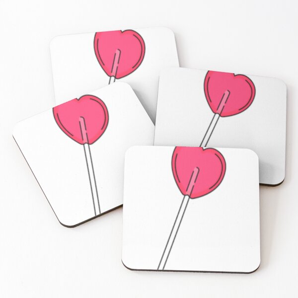 Item preview, Heart Lolly Sticker designed and sold by Adam ★★★★★.