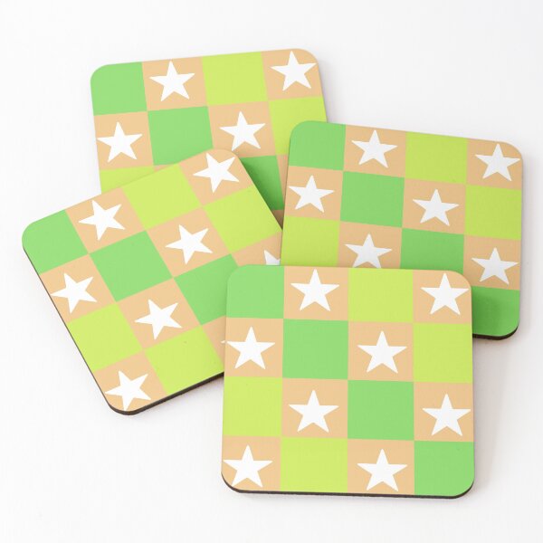 Item preview, White Stars on a Checkered Pattern designed and sold by designlee.