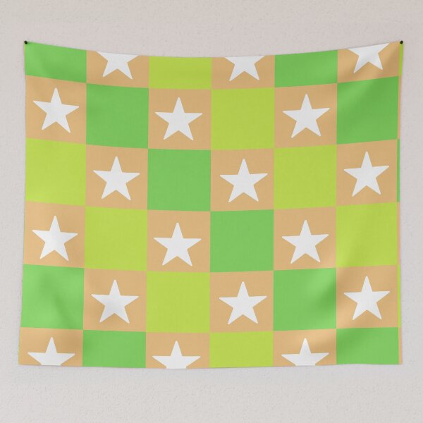 Item preview, White Stars on a Checkered Pattern designed and sold by designlee.