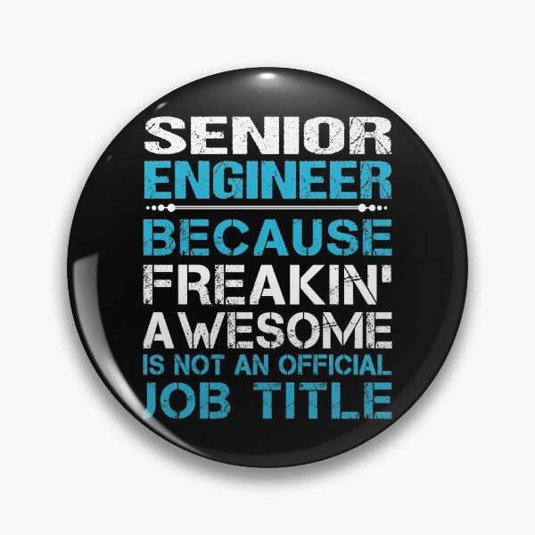 Item preview, Senior Engineer T Shirt - Freaking Awesome Job Gift Item Tee designed and sold by oetate4774.