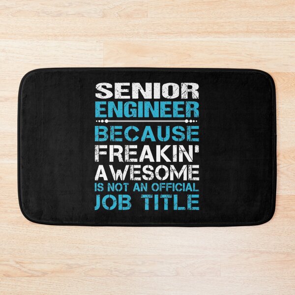 Item preview, Senior Engineer T Shirt - Freaking Awesome Job Gift Item Tee designed and sold by oetate4774.