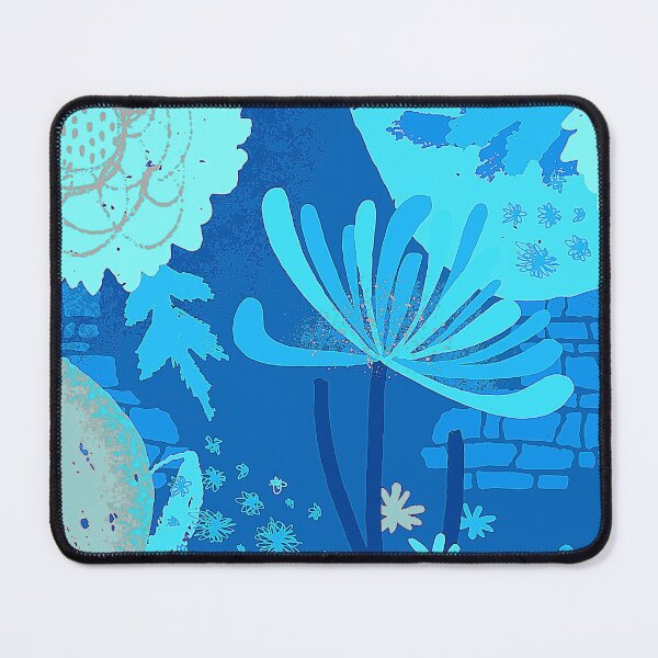Item preview, Blue And Aqua Floral Abstract Modern Designs designed and sold by DEC02.