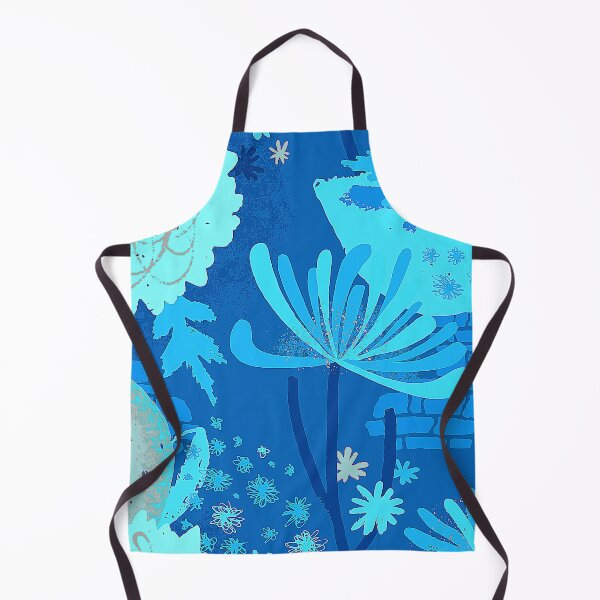 Item preview, Blue And Aqua Floral Abstract Modern Designs designed and sold by DEC02.