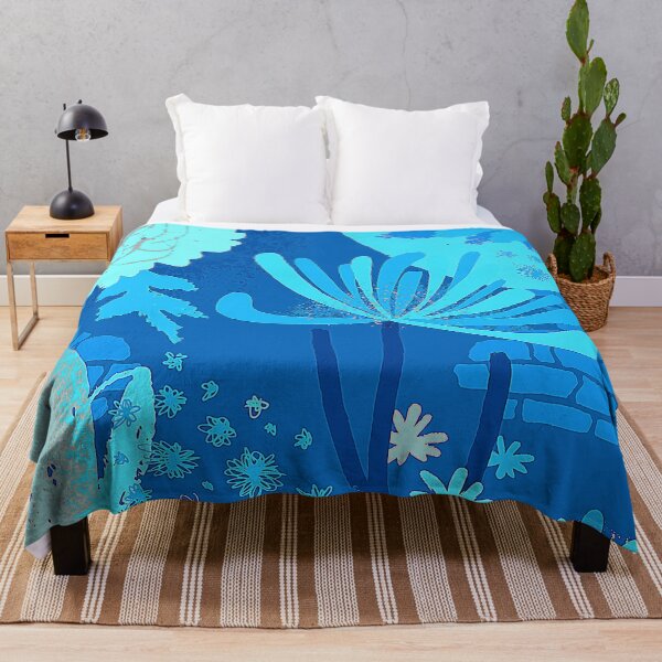 Item preview, Blue And Aqua Floral Abstract Modern Designs  designed and sold by DEC02.