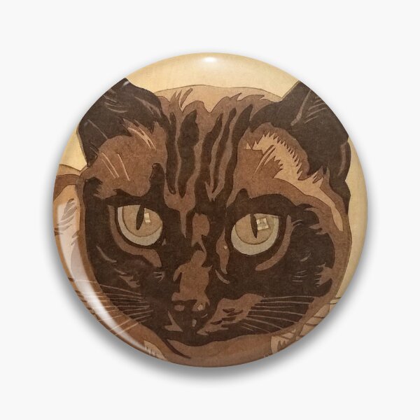 Item preview, Siamese cat art deco style designed and sold by BrigitteCooper.