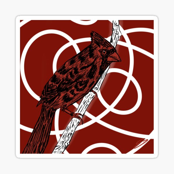Cardinal Sticker