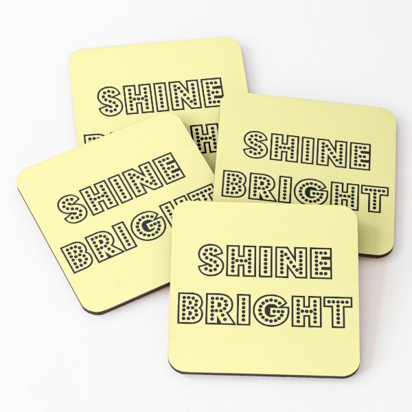 Item preview, Bold and Simple Shine Bright Motivational and Inspirational Phrase designed and sold by SarahJisri.