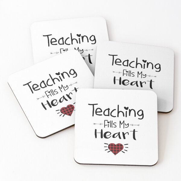 Item preview,  Teaching Fills My Heart, funny Valentines Day for teachers designed and sold by ANAS    HO.