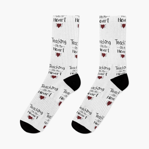 Item preview,  Teaching Fills My Heart, funny Valentines Day for teachers designed and sold by ANAS    HO.