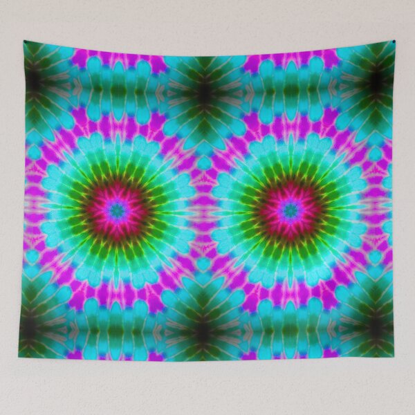 Item preview, Floral Tie Dye Pattern designed and sold by Boztik-Designs.
