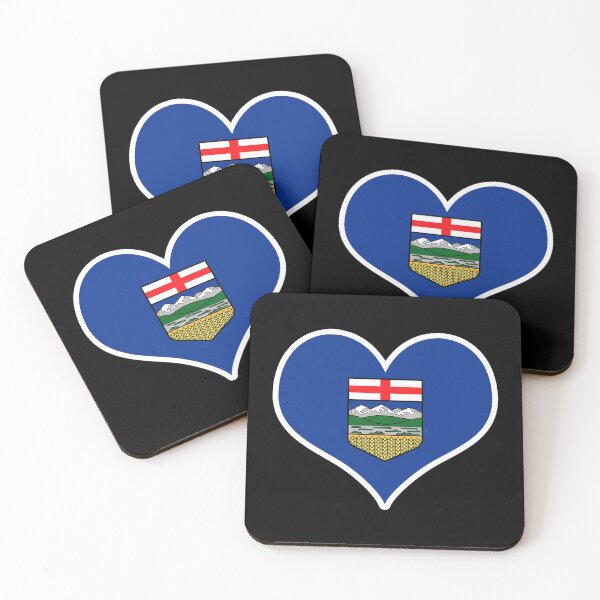 Item preview, Alberta Provincial Flag Heart designed and sold by PKHalford.