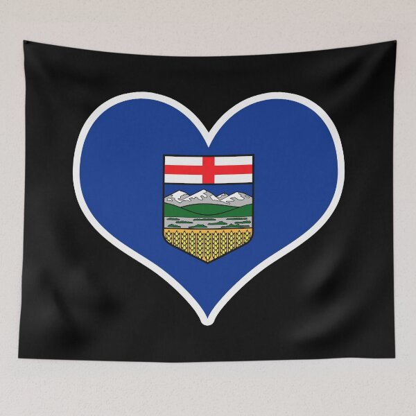 Item preview, Alberta Provincial Flag Heart designed and sold by PKHalford.