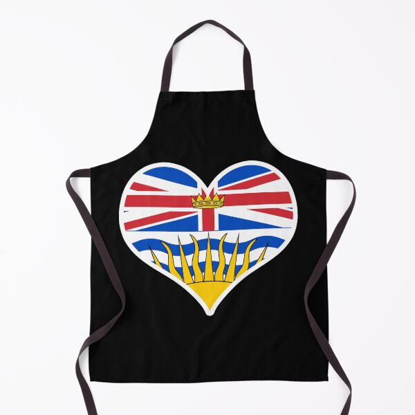 Item preview, British Columbia Provincial Flag Heart designed and sold by PKHalford.