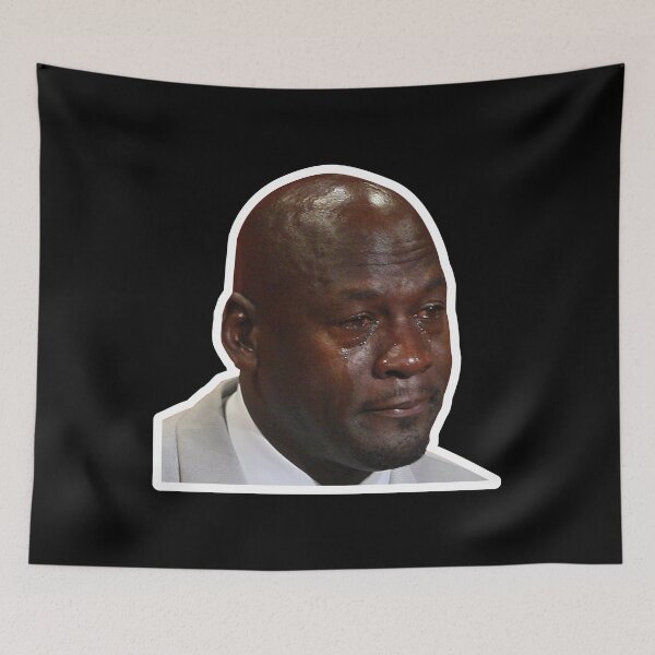 Item preview, crying man meme designed and sold by los-memes.