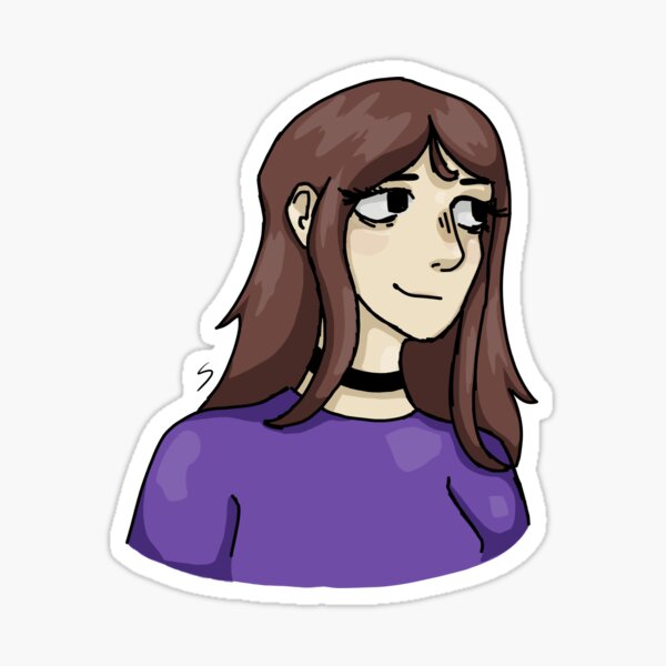 "ash from sally face" Sticker by Roseyarts06 Redbubble