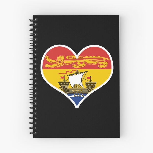 Item preview, New Brunswick Provincial Flag Heart designed and sold by PKHalford.