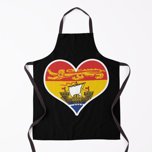 Item preview, New Brunswick Provincial Flag Heart designed and sold by PKHalford.