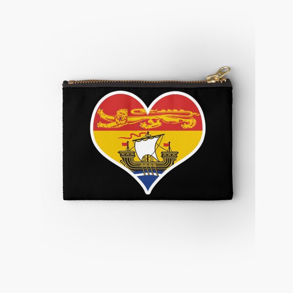 Item preview, New Brunswick Provincial Flag Heart designed and sold by PKHalford.