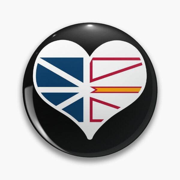 Item preview, Newfoundland and Labrador Provincial Flag Heart designed and sold by PKHalford.