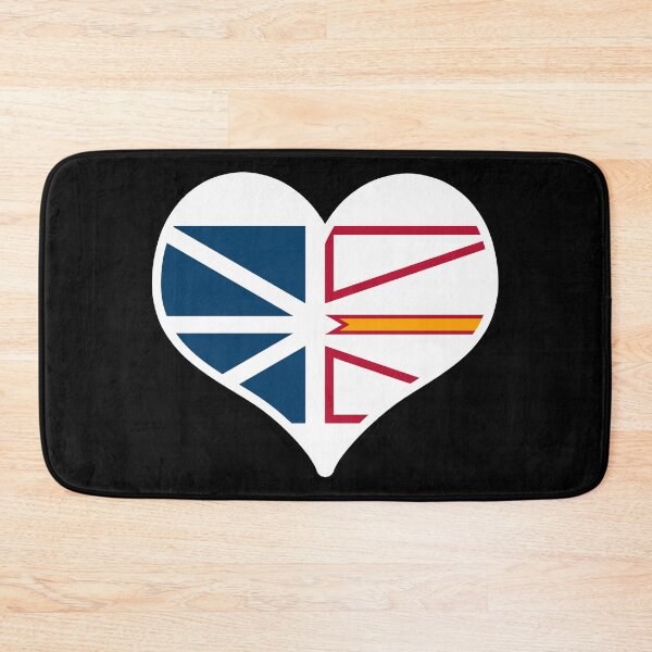 Item preview, Newfoundland and Labrador Provincial Flag Heart designed and sold by PKHalford.