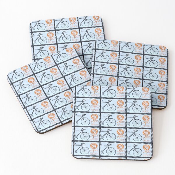 Item preview, Bike, Mexico Exporta Aereo Vintage Postage Stamp designed and sold by Factory57.