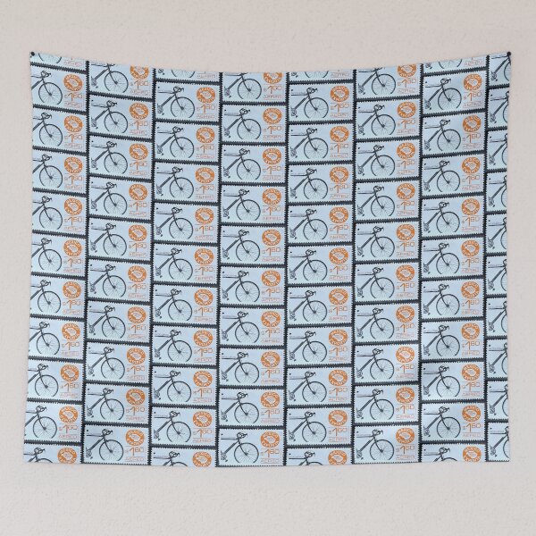 Item preview, Bike, Mexico Exporta Aereo Vintage Postage Stamp designed and sold by Factory57.