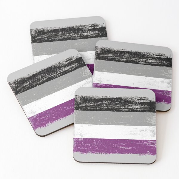 Item preview, Asexual Pride Flag - Aro Ace - Vintage Paint designed and sold by UBUCO.