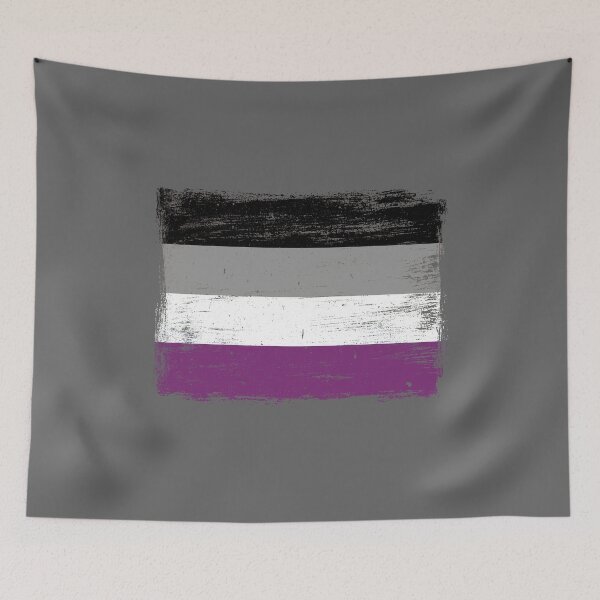 Item preview, Asexual Pride Flag - Aro Ace - Vintage Paint designed and sold by UBUCO.