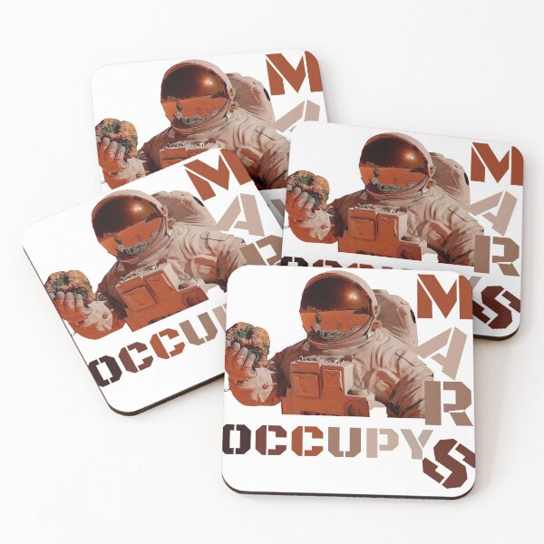 Item preview, Let's Occupy Mars  designed and sold by SAJAMANIA.