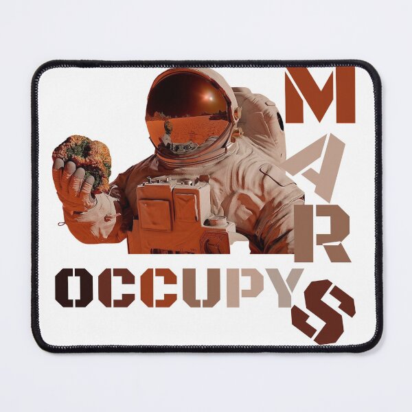 Item preview, Let's Occupy Mars  designed and sold by SAJAMANIA.