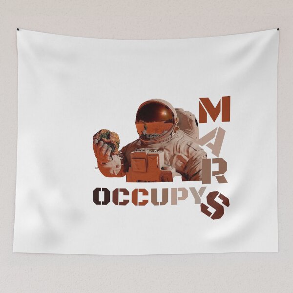 Item preview, Let's Occupy Mars  designed and sold by SAJAMANIA.